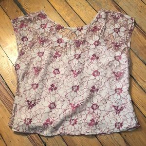 Blush Lace Top